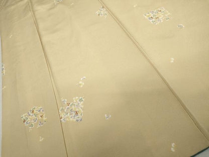 平和屋着物●上質な小紋　葡萄文　金彩　正絹　逸品　AABJ8672cs