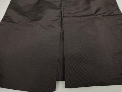 平和屋着物●男性　馬乗り袴　縞　正絹　逸品　AABJ8695cs