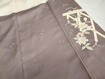 平和屋着物●金彩友禅作家　金彩の魔術師　堀省平　金煌織　訪問着　正絹　逸品　AABJ8718cs