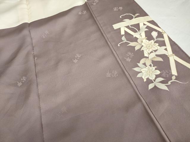 平和屋着物●金彩友禅作家　金彩の魔術師　堀省平　金煌織　訪問着　正絹　逸品　AABJ8718cs
