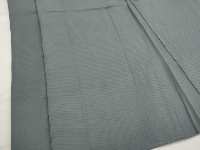 平和屋着物▽男性　羽織　スリーシーズン　春夏秋　塵除け　鉛色　正絹　逸品　AABJ8721st