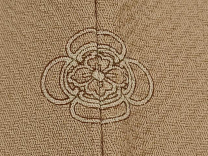平和屋着物▽中国三大刺繍　蘇州刺繍　訪問着　単衣　更紗花文　金糸　正絹　逸品　AABJ8724st