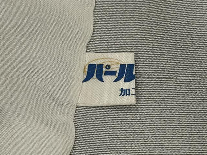 平和屋着物▽上質な色無地　単衣　銀鼠色　正絹　逸品　AABJ8725st