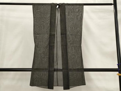 平和屋着物▽男性　袖なし羽織　スリーシーズン　春夏秋　塵除け　正絹　逸品　AABJ8735st