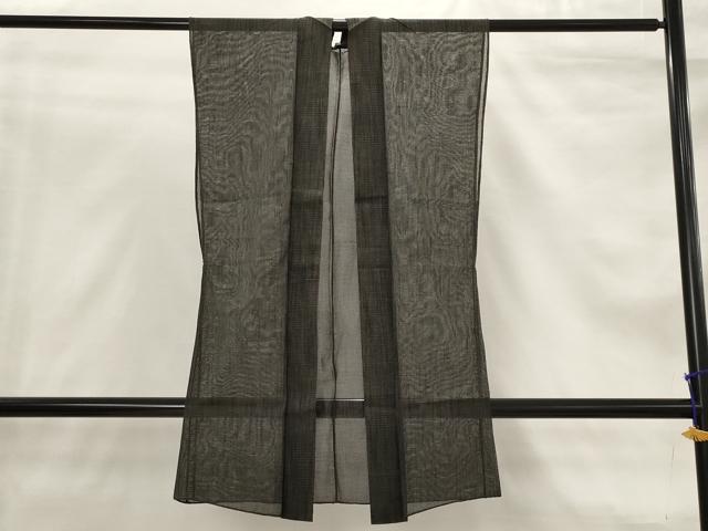 平和屋着物▽男性　袖なし羽織　スリーシーズン　春夏秋　塵除け　正絹　逸品　AABJ8735st