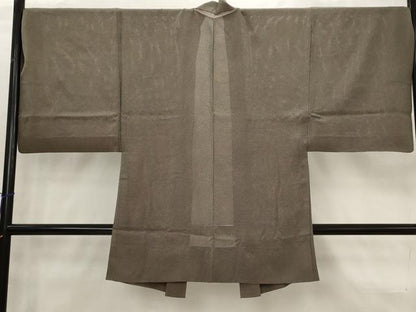 平和屋着物▽男性　羽織　スリーシーズン　春夏秋　塵除け　鮫小紋柄　正絹　逸品　AABJ8742st
