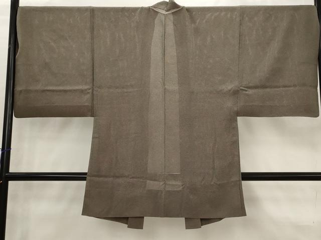 平和屋着物▽男性　羽織　スリーシーズン　春夏秋　塵除け　鮫小紋柄　正絹　逸品　AABJ8742st