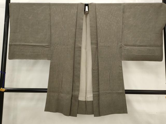 平和屋着物▽男性　羽織　スリーシーズン　春夏秋　塵除け　鮫小紋柄　正絹　逸品　AABJ8742st