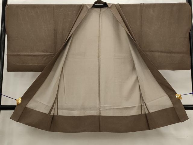 平和屋着物▽男性　羽織　スリーシーズン　春夏秋　塵除け　鮫小紋柄　正絹　逸品　AABJ8743st
