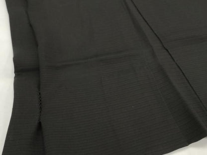 平和屋着物▽男性　黒紋付　羽織　スリーシーズン　春夏秋　塵除け　正絹　逸品　AABJ8744st