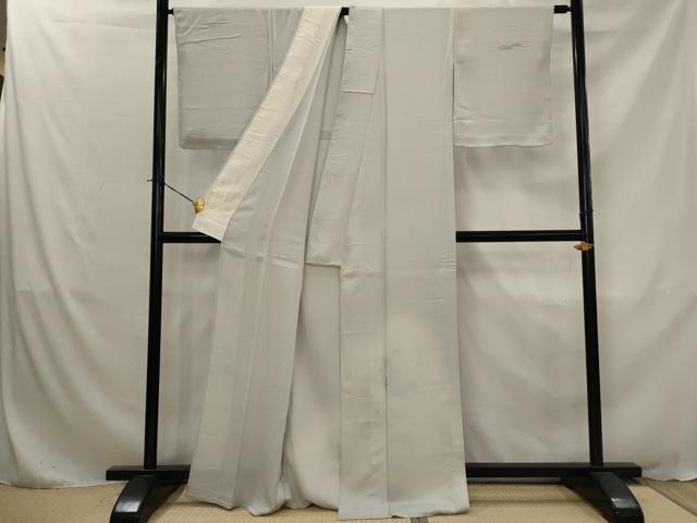 平和屋着物▽色留訪問着　単衣　刺繍　草花文　暈し染め　正絹　逸品　AABJ8752st
