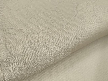 平和屋着物▽色留訪問着　単衣　刺繍　草花文　暈し染め　正絹　逸品　AABJ8752st