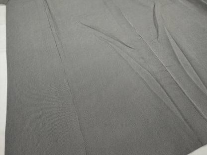 平和屋着物▽江戸小紋　単衣　万筋　藍鉄色×蕎麦切色　正絹　逸品　AABJ8774st