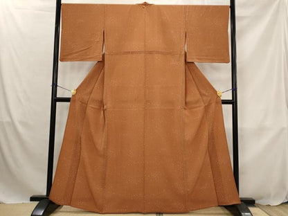 平和屋着物▽小紋　単衣　霞文　洗える着物　AABJ8775st