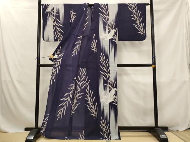 平和屋着物＊夏物　撫松庵　訪問着・浴衣兼用　セオアルファ　飛鳥文　洗える着物　AABJ8791st