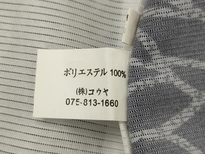 平和屋着物＊夏物　小紋　絽　葉尽くし　洗える着物　AABJ8798st