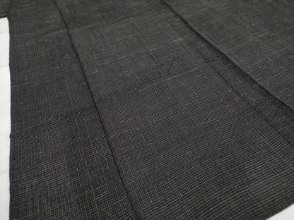 平和屋着物＊夏物　男性　紗紬　霞文　正絹　逸品　AABJ8812st