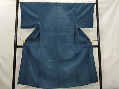 平和屋着物＊夏物　男性　小紋　縞　AABJ8814st
