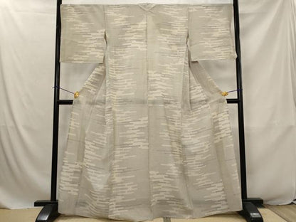 平和屋着物＊夏物　本場大島紬　夏大島　エ霞文様　正絹　逸品　AABJ8820st