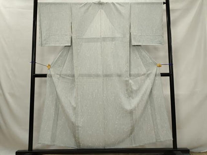 平和屋着物＊夏物　小紋　絽　草花文　正絹　逸品　未使用　AABJ8823st