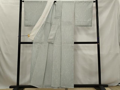 平和屋着物＊夏物　小紋　絽　草花文　正絹　逸品　未使用　AABJ8823st