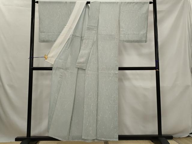 平和屋着物＊夏物　小紋　絽　草花文　正絹　逸品　未使用　AABJ8823st