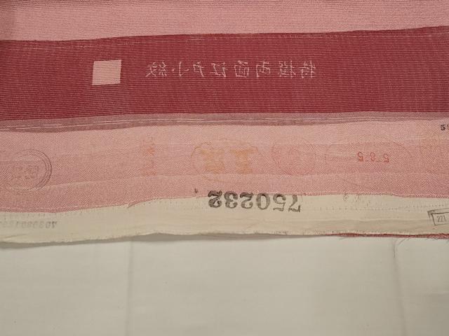 平和屋着物＊夏物　江戸小紋　絽　作家物　寄せ小紋柄　反端付き　正絹　逸品　未使用　AABJ8824st