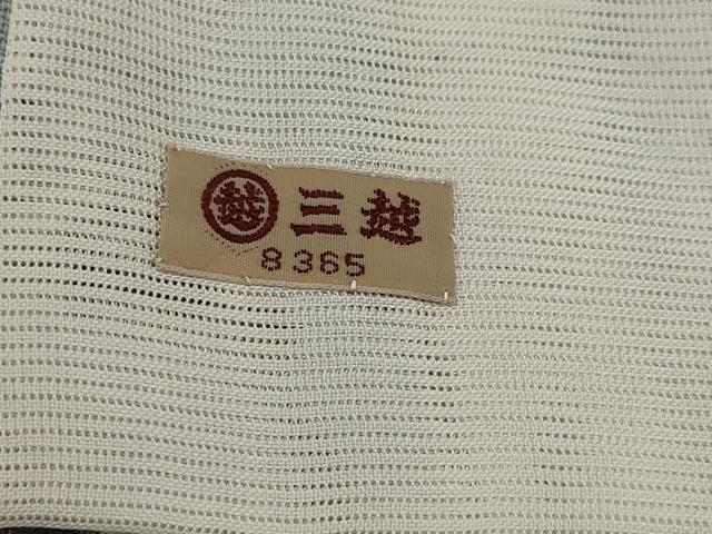 平和屋着物＊夏物　小紋　紗　亀甲花文　三越扱い　正絹　逸品　AABJ8837st
