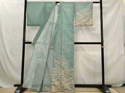平和屋着物＊夏物　訪問着　絽　霞文　洗える着物　AABJ8838st