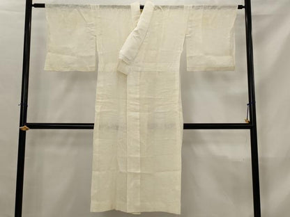 平和屋着物＊夏物　長襦袢　紗　芝花文紗　麻　逸品　AABJ8860st