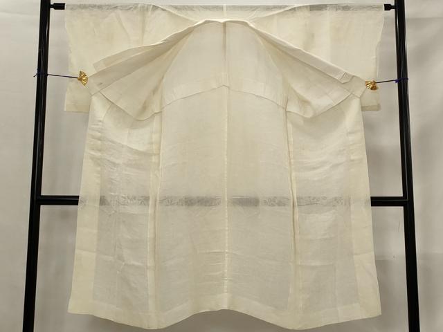 平和屋着物＊夏物　長襦袢　紗　芝花文紗　麻　逸品　AABJ8860st