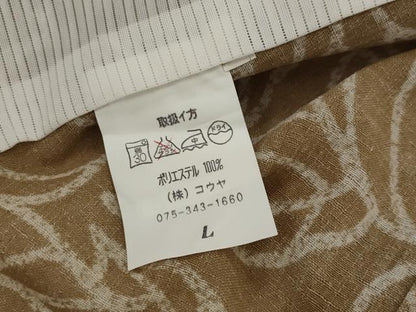 平和屋着物＊夏物　小紋　紗　葉尽くし　洗える着物　AABJ8889st