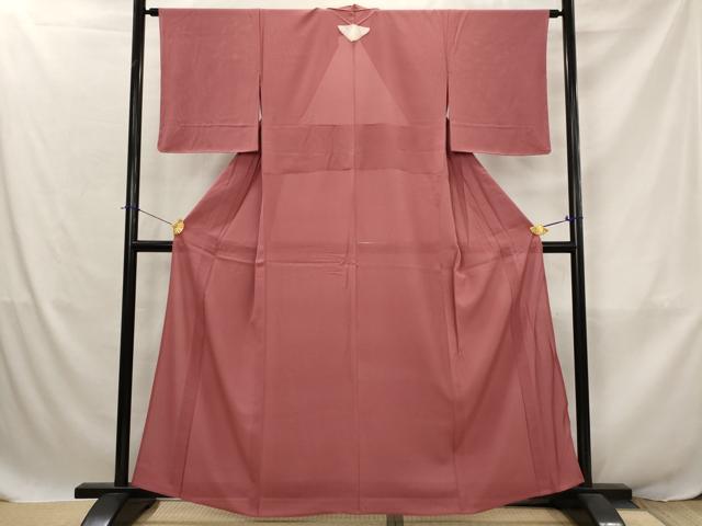 平和屋着物＊夏物　色無地　絽　今様色　正絹　逸品　未使用　AABJ8891st