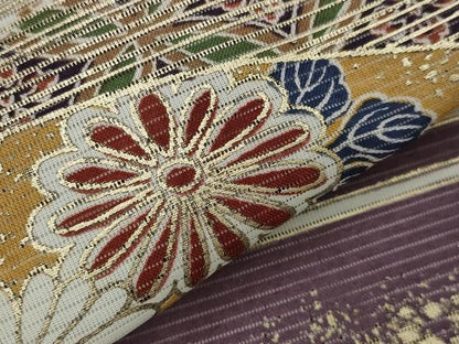 平和屋着物＊夏物　黒留袖　絽　鳳凰花松文　暈し染め　金彩　洗える着物　AABJ8902st