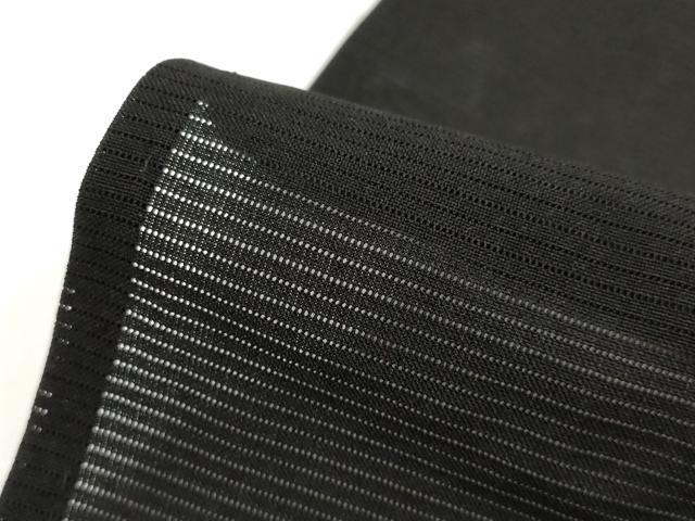 平和屋着物＊夏物　黒留袖　絽　刺繍　笹竹文　金銀糸　洗える着物　AABJ8909st