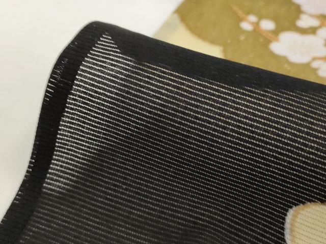 平和屋着物＊夏物　黒留袖　絽　松竹梅　雉　金彩　洗える着物　AABJ8910st