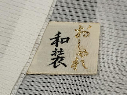 平和屋着物＊夏物　黒留袖　絽　松竹梅　雉　金彩　洗える着物　AABJ8910st