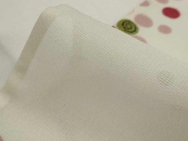 平和屋着物＊夏物　小紋　紗　丸文　洗える着物　AABJ8914st