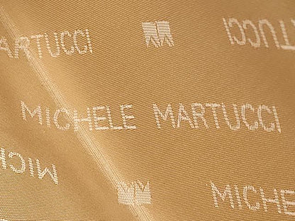 平和屋着物▼和装小物　和装バッグ　振袖用　ハンドバッグ　MICHELE MARTUCCI　エナメル　舞花文　銀彩　暈し　逸品　AABJ8939ay