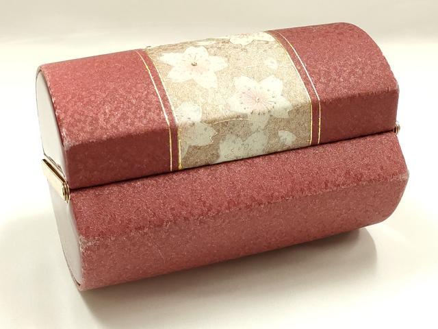 平和屋着物▼和装小物　和装バッグ　振袖用　ハンドバッグ　舞花文　金彩　暈し　ラインストーン　逸品　AABJ8941ay