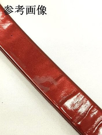 平和屋着物▼和装小物　和装バッグ　振袖用　ハンドバッグ　エナメル　舞花文　金銀彩　逸品　AABJ8942ay