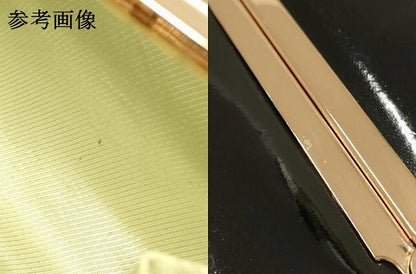 平和屋着物▼和装小物　和装バッグ　振袖用　ハンドバッグ　エナメル　花柄　金銀彩　暈し　逸品　AABJ8949ay