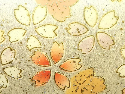 平和屋着物▼和装小物　和装バッグ　振袖用　ハンドバッグ　エナメル　舞花文　金彩　逸品　AABJ8951ay