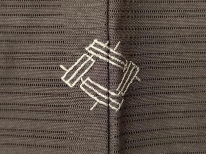 平和屋着物＊夏物　訪問着　絽　駒刺繍　蔦の葉文　暈し染め　正絹　逸品　AABJ9003jd