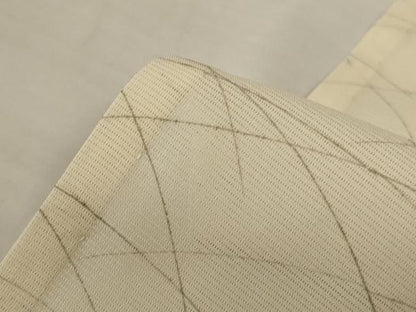 平和屋着物＊夏物　小紋　絽　風景花文　正絹　逸品　AABJ9004jd