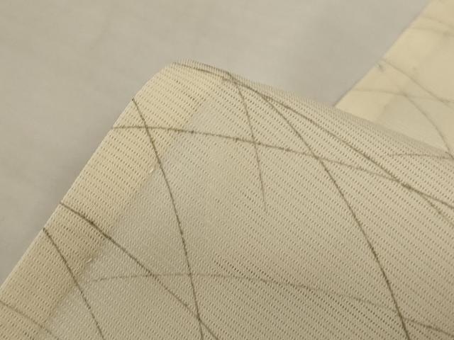 平和屋着物＊夏物　小紋　絽　風景花文　正絹　逸品　AABJ9004jd