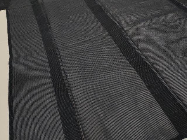 平和屋着物＊夏物　色無地　紗　藍鉄色　AABJ9007jd