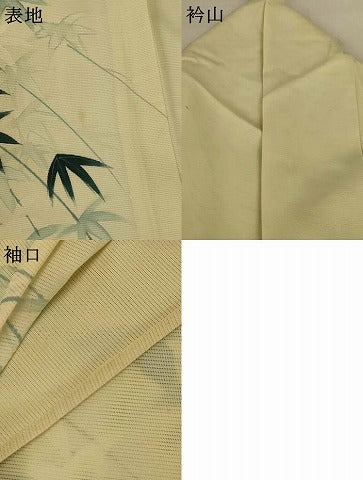 平和屋着物＊夏物　訪問着　絽　笹文　正絹　逸品　AABJ9010jd