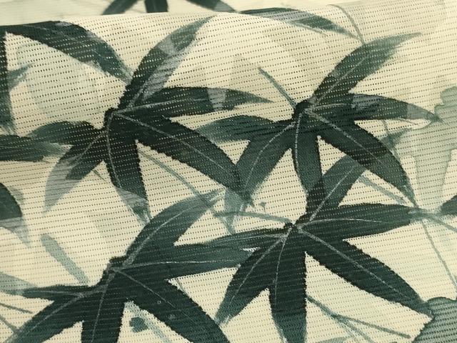 平和屋着物＊夏物　訪問着　絽　笹文　正絹　逸品　AABJ9010jd