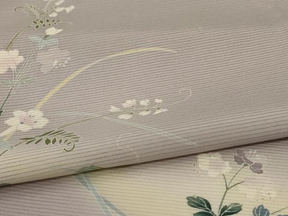 平和屋着物＊夏物　訪問着　絽　草花文　暈し染め　正絹　逸品　AABJ9015jd